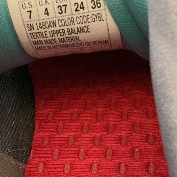 Skechers Goga Run Gray and Teal Athletic Shoes Sz 7 - Picture 8 of 8